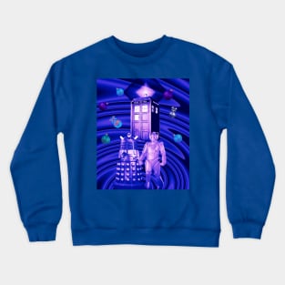 christmas dalek dr who Crewneck Sweatshirt